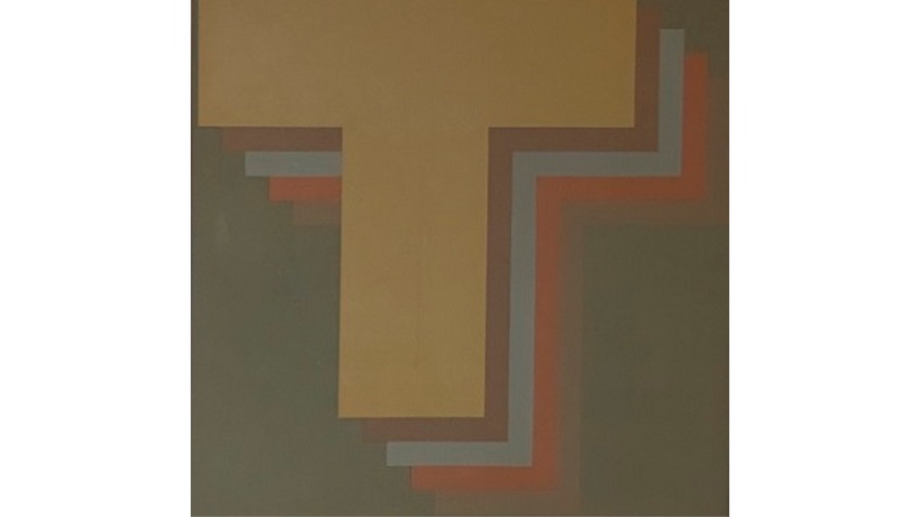 "Negation 35", 1973. 110 x 110 cm.