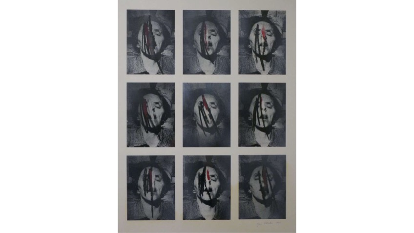 Dario Villalba. "Faces" series, 1976.