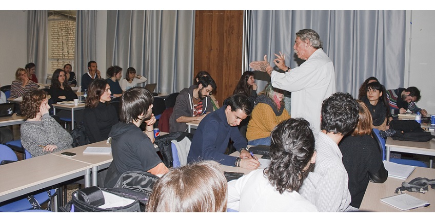 Conference at the Complutense University of Madrid.