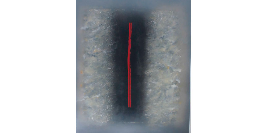 Untitled, 2017, acrylic on paper, 65 x 50 cm