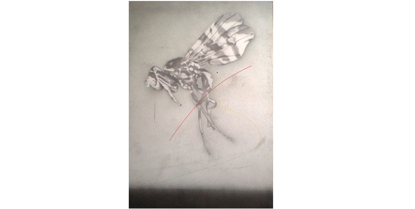 Mosquito, 1975 . Acrilic canvas. 162 x 114 cm