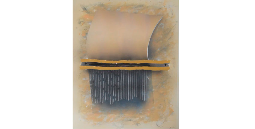Untitled, 2017, acrylic on paper, 65 x 50 cm