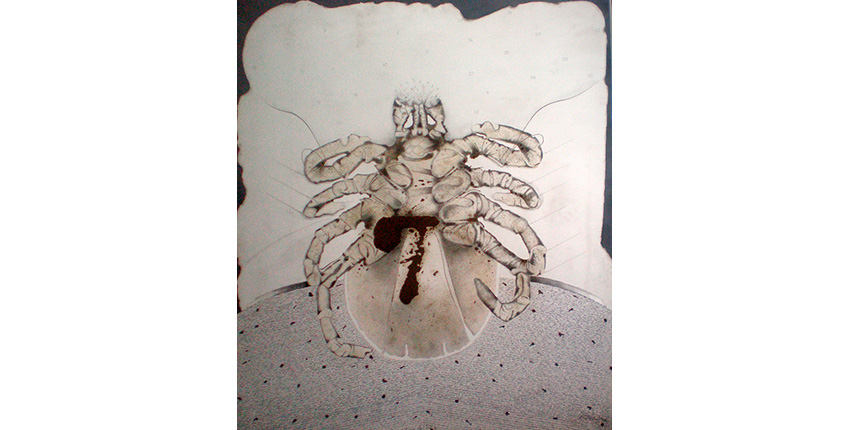 Mite, 1975. Canvas painting, 196 x 170 cm.