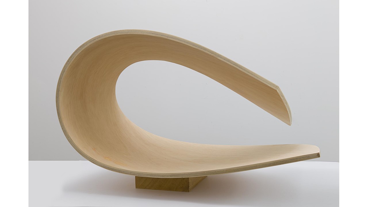 Untitled, 2009. Laminated wood, 52 x 93 x 54 cm.