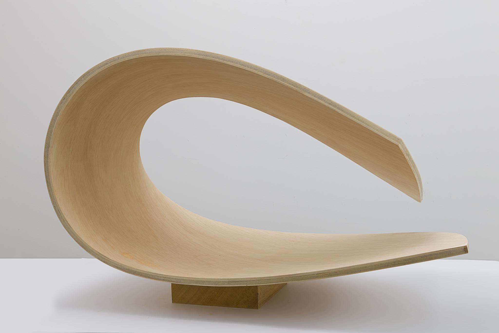 Untitled, 2009. Laminated wood, 52 x 93 x 54 cm.