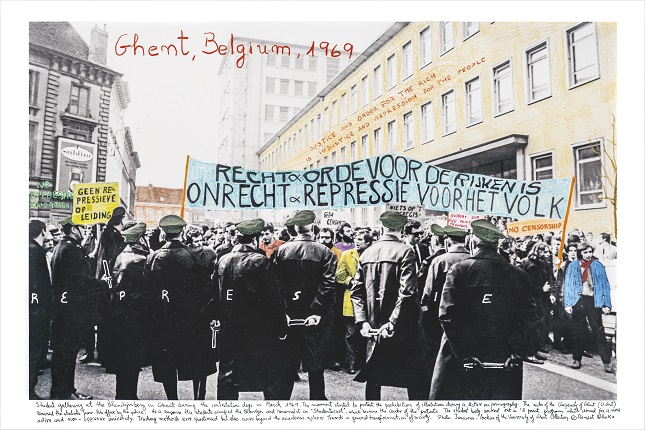 "Belgium 1969", of the 1968 project, The Fire of Ideas.