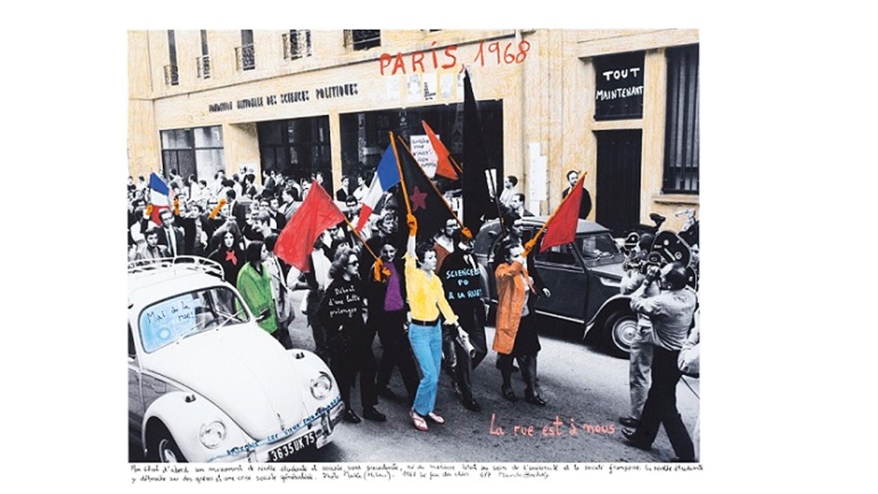 "Paris 1968", of the 1968 project, The Fire of Ideas.