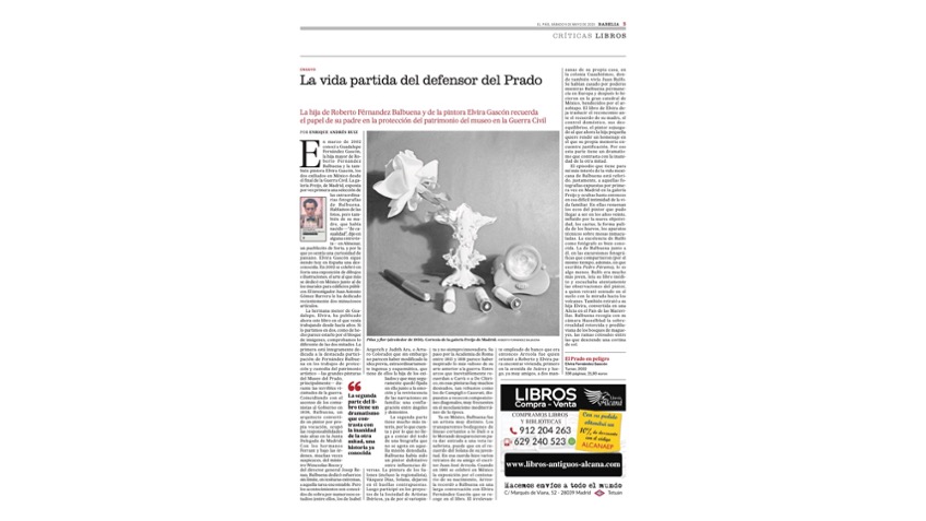 Publicación de El País - Babelia, 2023.