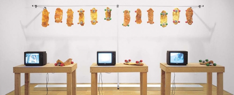 Vista de la exposición de José Antonio Hernández-Diez en el MACBA (2016).