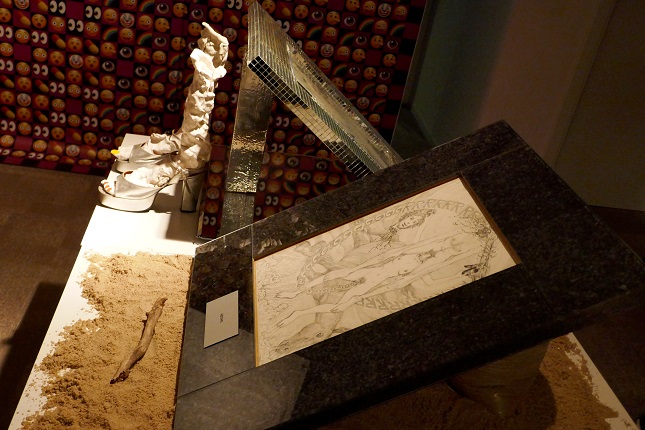 Installation view of the exhibition "Archetypes for a New Pagan Mythology" at Freijo Gallery in 2020.