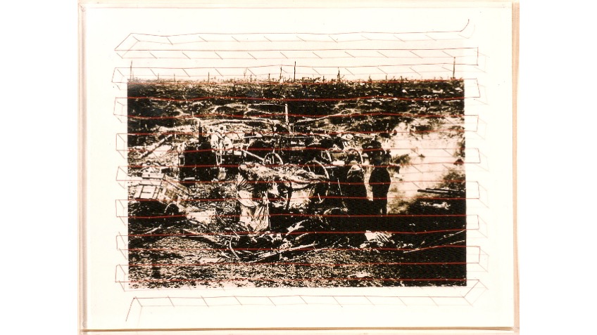 La gran guerra (3). 1999. 81 x 61 x 1 cm.