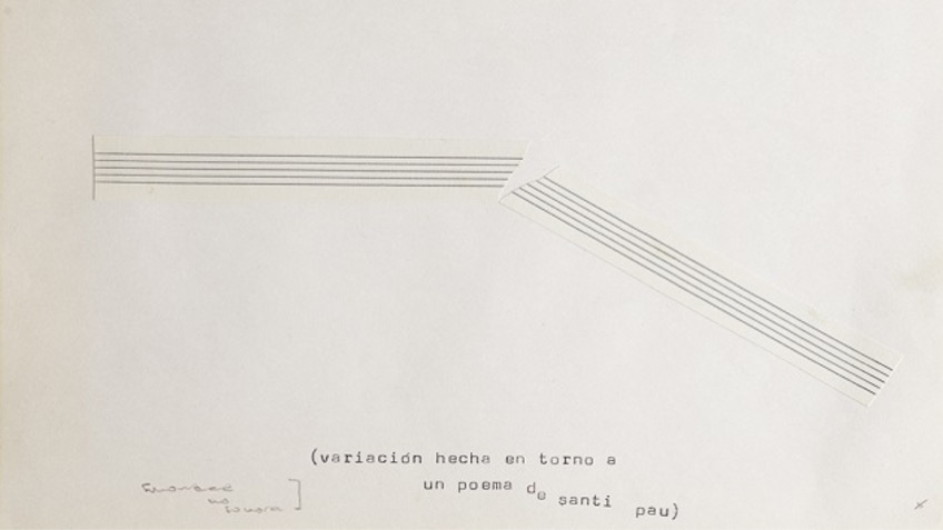 "Variación hecha en torno a un poema de santi pau"