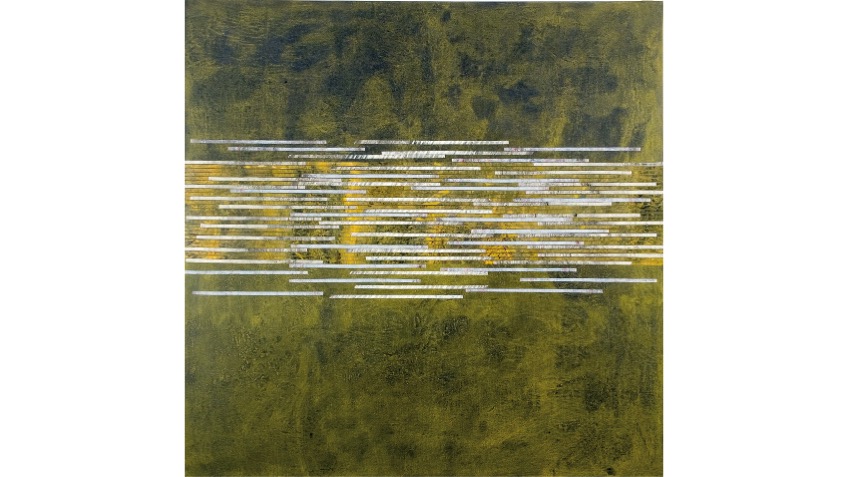 ORO EN EL AIRE LLEVA, 2022 . 150x150cm