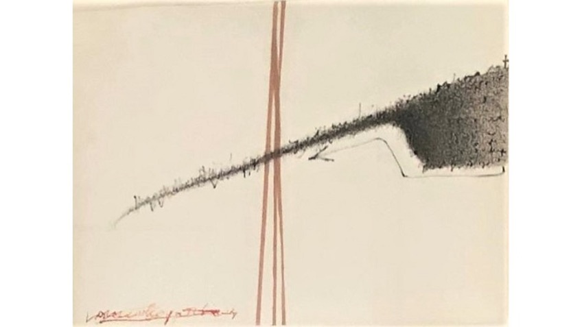 "Violencia y muerte bajo el nombre de justicia", 1974. 
31,5 x 44,5 cm.