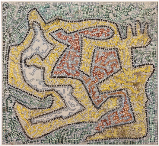Project for Venetian mosaic mural. 1945. Gouache on paper. 45 x 49 cm.