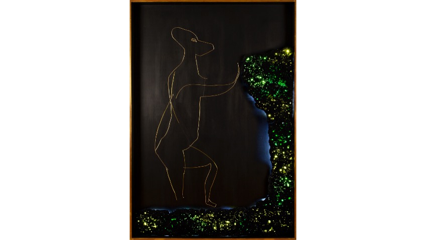 El atleta, 2019. 150 x 105 x 7cm