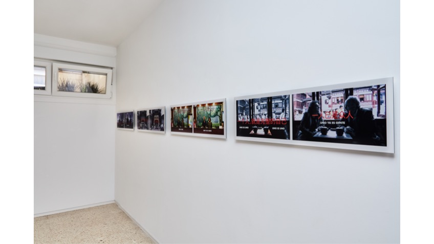 Vista de instalación de la exposición de Los Torreznos "Campos Semánticos"  Foto © Ale Lenoix