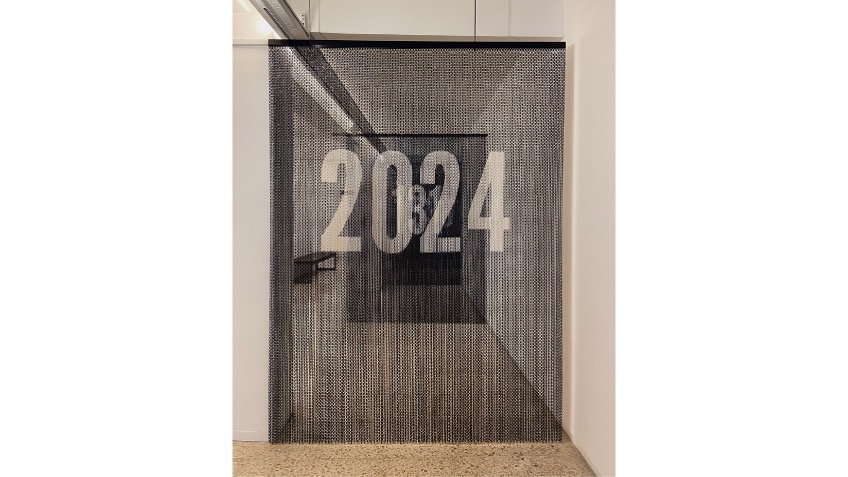 Ramón Mateos. 1/5 of the "Tapiz 2024" installation. 2025.