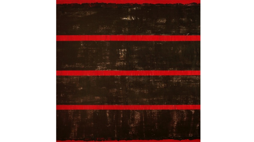 Estos ríos profundos como el olvido ... (2021) 100 x 100 cm