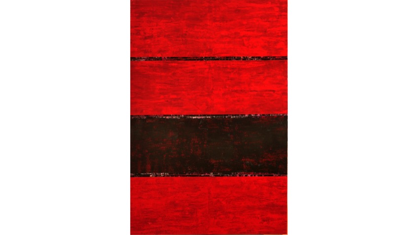 Entre lo sucedido y lo por suceder (2021) . 146 x 97 cm