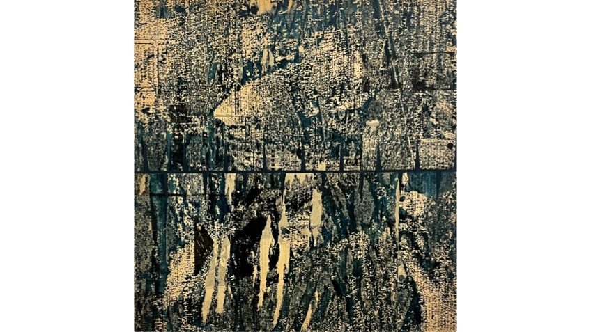 Inscrito en la arena (1997) 40 x 40 cm
