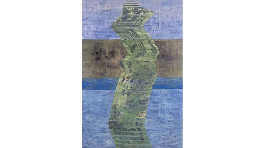 Mar río abajo (1998) . 195 x 130 cm