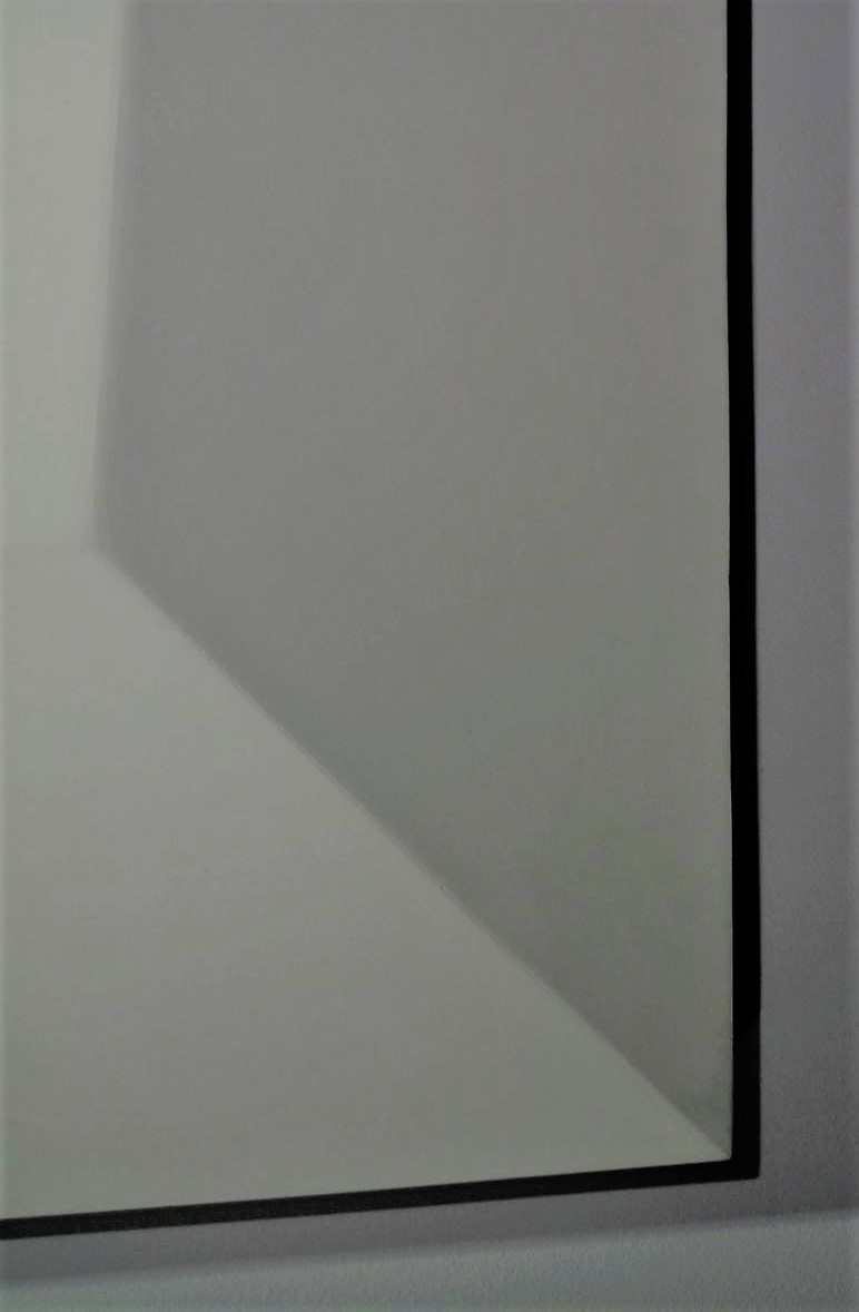 A. de Llanos. ”Relativo espacial I”. Sintética sobre tabla. Miami 2008. 52 x 80 x 11 cm.