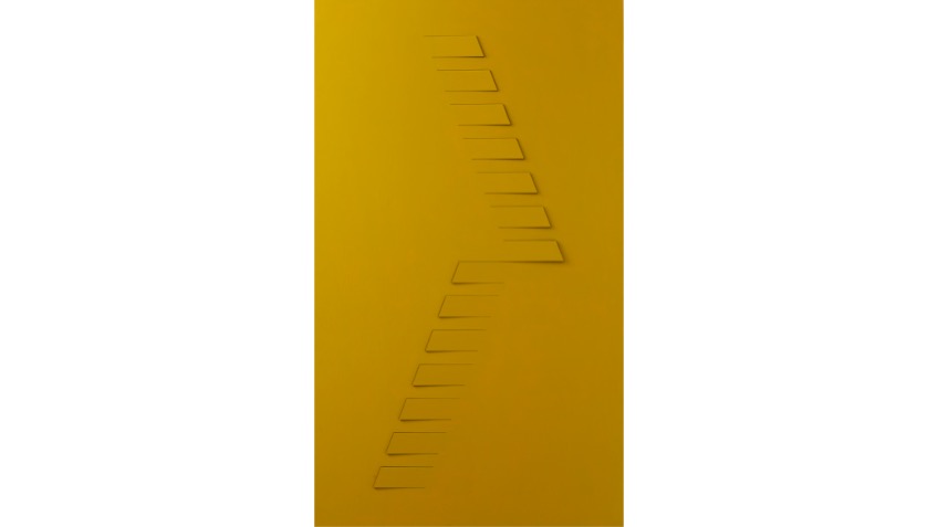 Juan Cuenca. "Ritmo 1", 2024. 102 x 60 cm.