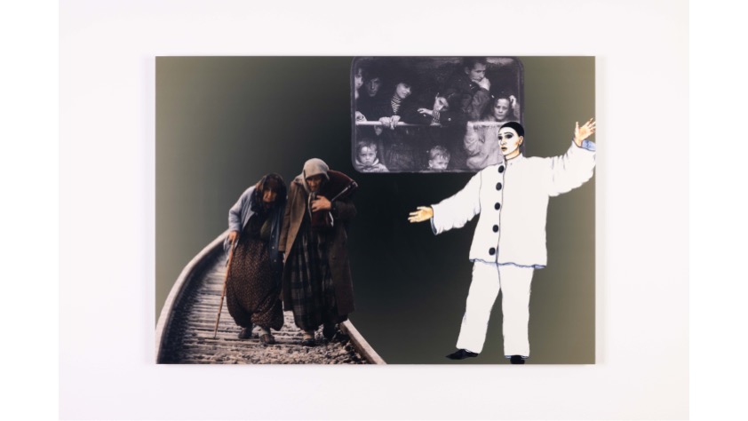 "Net-Opera: Escena 8" (2004), 70 x 100 cm.