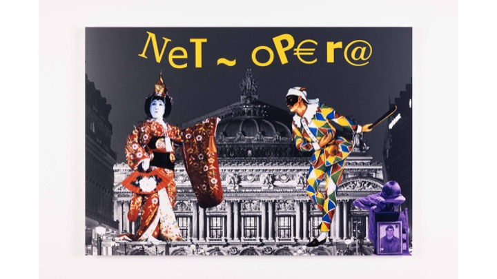 "Net-Ópera: Teatros de la memoria" (París), 70 x 100 cm.