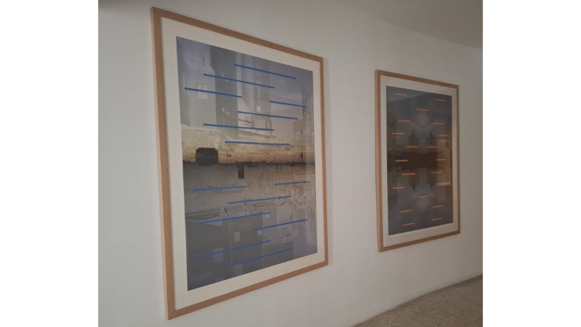 Installation view.