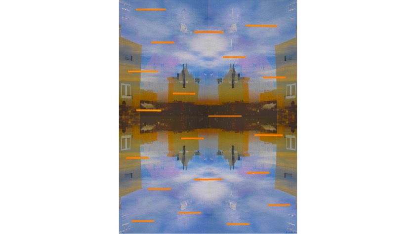 Águeda de la Pisa, "Cielo habitado no. 8", 2006.
152 x 112 cm