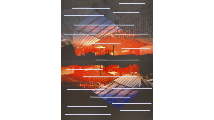 Águeda de la Pisa, "Cielo habitado no. 11",  2006. 
152x 112 cm.