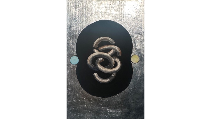 Geometría del Cosmos, 2026, 37 x 24,5 x 3 cm
