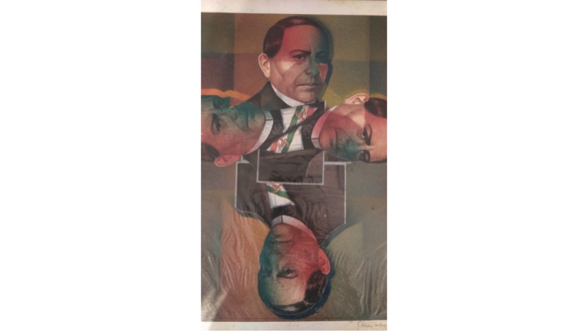 "La cruz de Juárez", 1981, 39 x 31,5 cm.