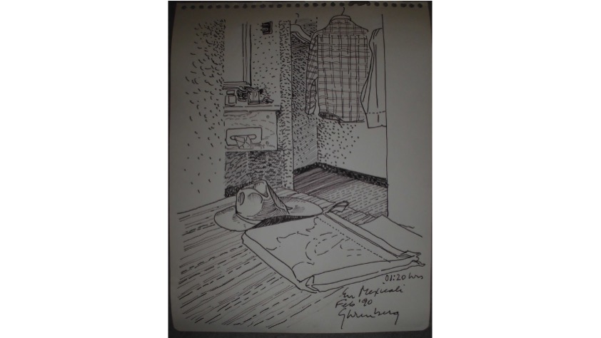 "En Mexicali", Crónicas de Motel, 1990, 33 x 24,5cm.