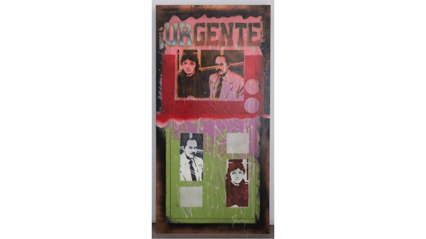 "En el orden acostumbrado". 1985. 125 x 60 cm.