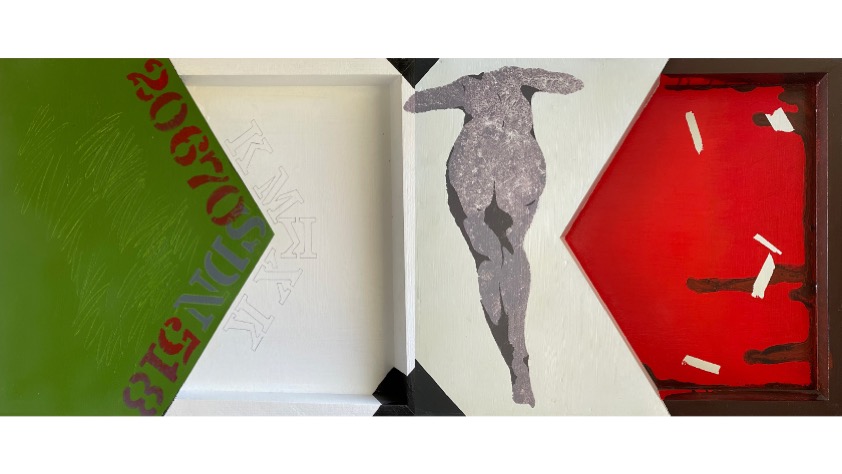 1968-2015. Acrylic on wood. 43 x 60,3 cm.