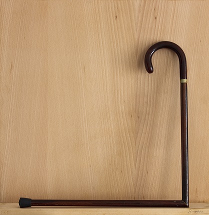 Joan Brossa, "Object Poem Cane", 1988. 2/3 edition. 47 x 47 x 3 cm.
