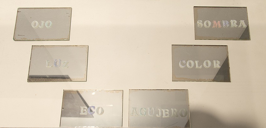 "6 Espejos", 1982: Ojo, Luz, Eco, Agujero, Color Sombra.