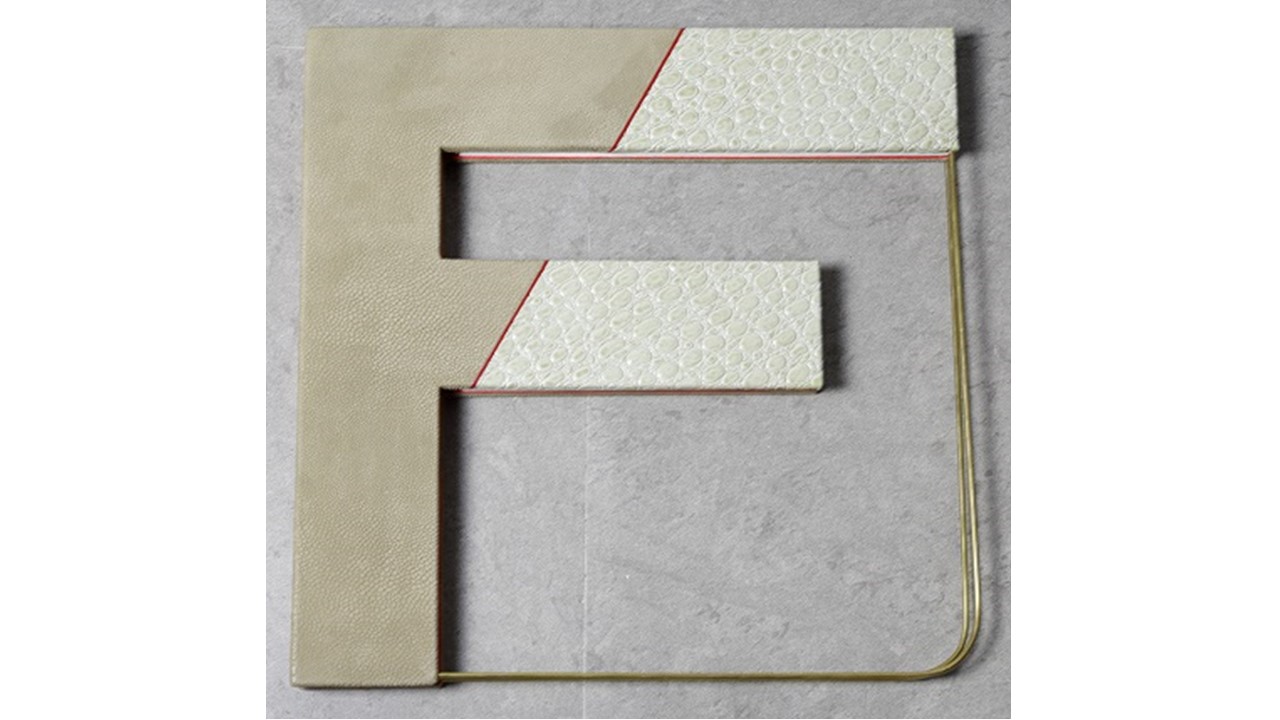 "Book F", 2013. Book-object.  43 x 43 cm.