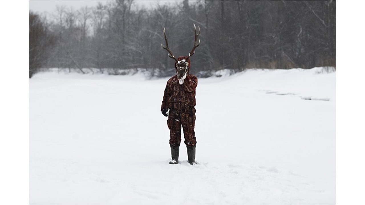 "Deer Man", 2015. Pigmented inks on Hahnemühle paper. 90 x 130 cm. Ed. of 5 + 2 PA.