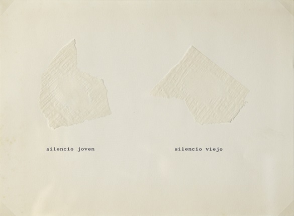 Bartolomé Ferrando, "Texto poetico", 1989.