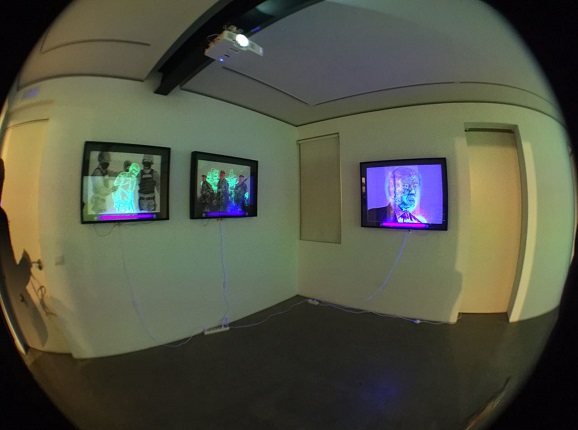 Installation view.