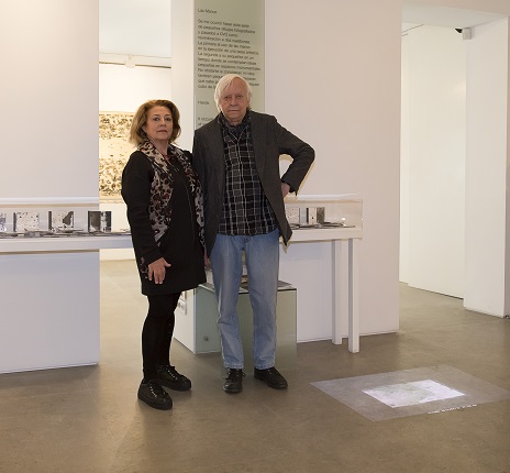 Enrique Brinkmann and Angustias Freijo in the exhibition "Artistic Neuroconexions".