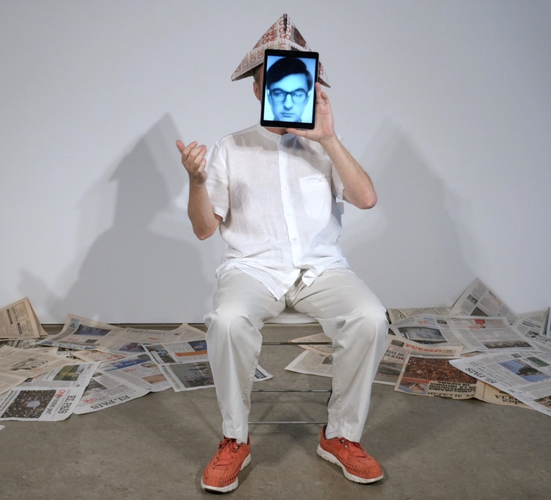 Video still. One + one hundred. Intermedia video installation. Unique piece. Signed and dated