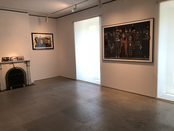 Installation view.
