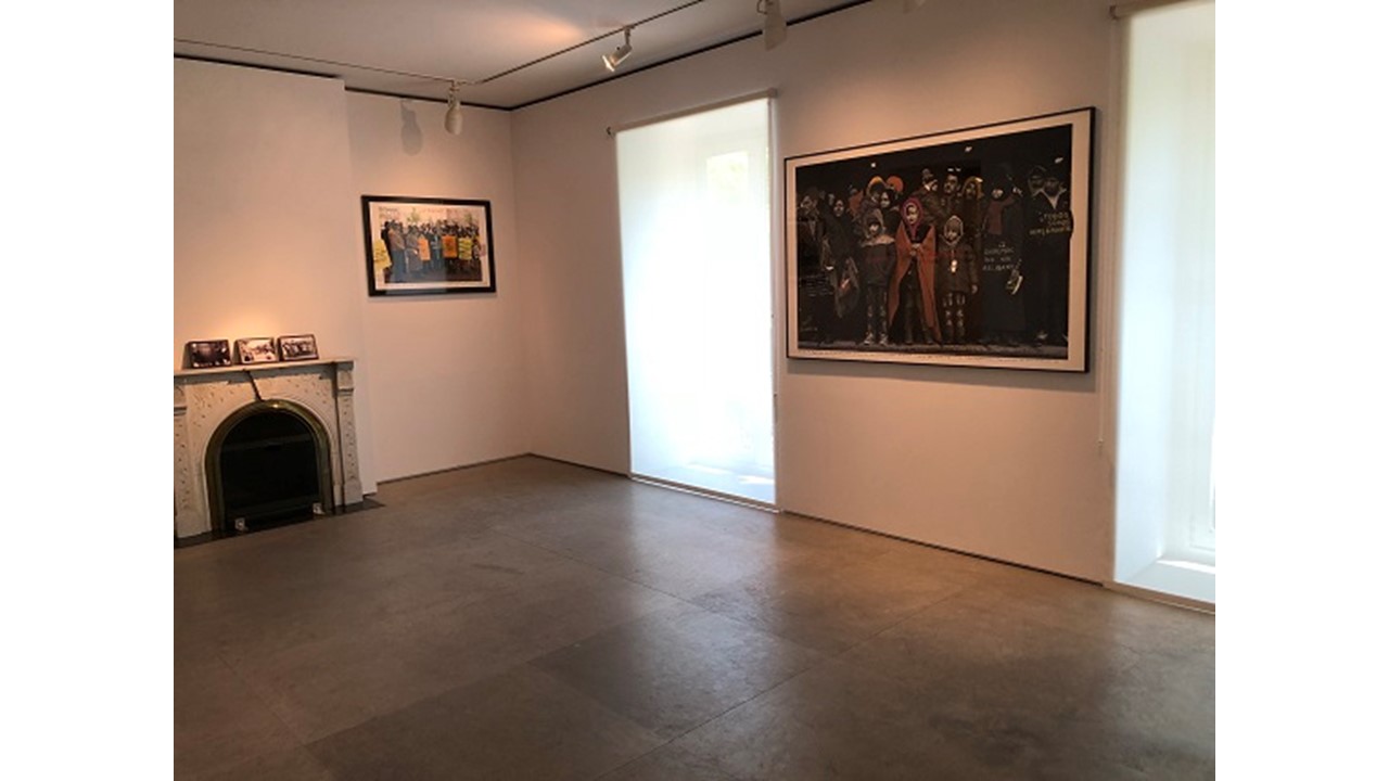 Installation view.