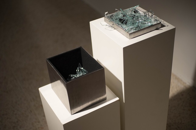 Installation view of "Butterfly Bomb IV", 2018