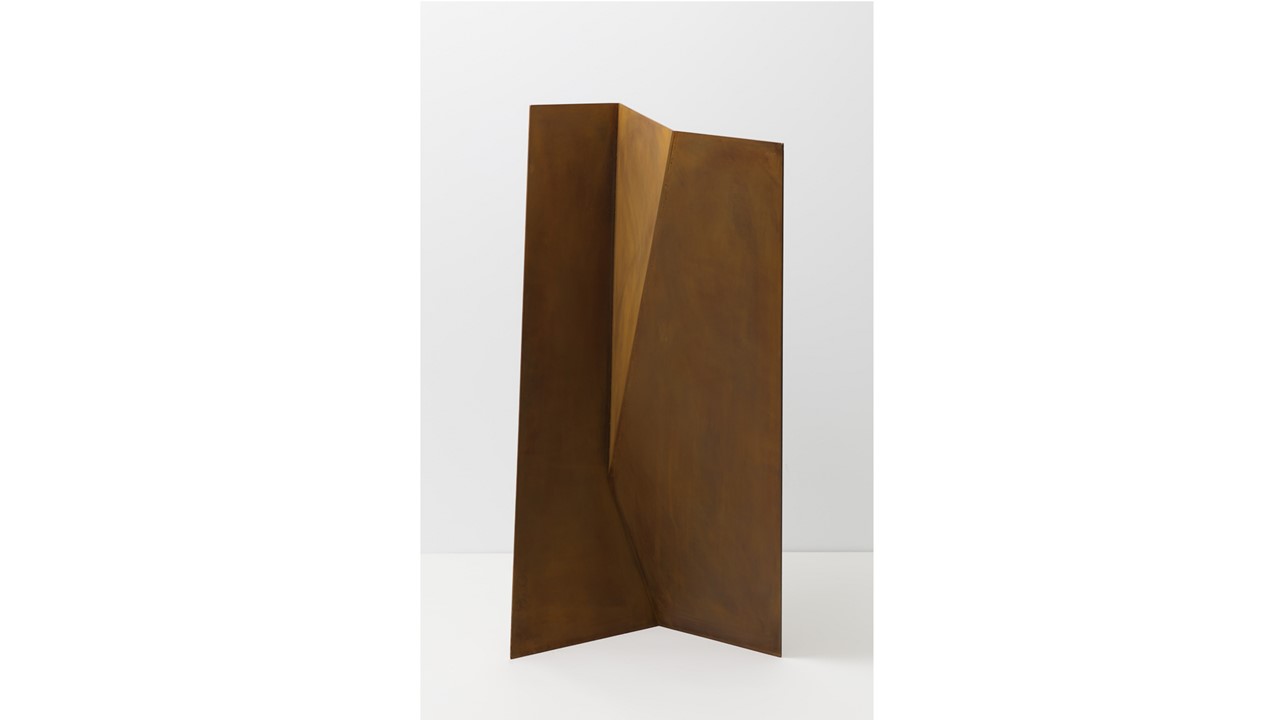 "C-1", 2014. Corten steel. 79,3 x 26,5 x 28,5 cm.